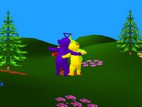 une photo d'Ã©cran de Teletubbies sur Sony Playstation